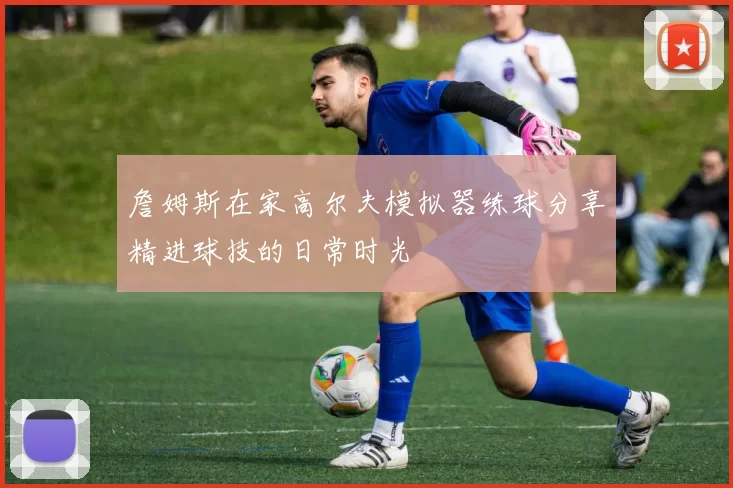 詹姆斯在家高尔夫模拟器练球分享精进球技的日常时光